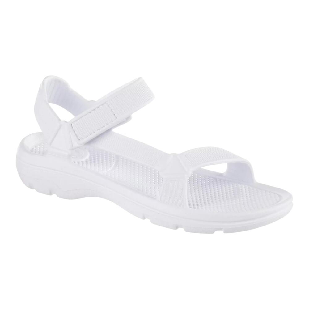 Totes Women's Riley Adjustable Sport Sandals White Size 10